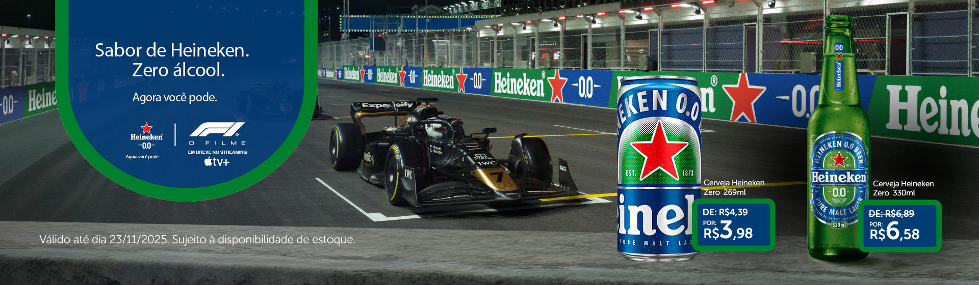 Cerveja Heineken Zero 330ml 16/11